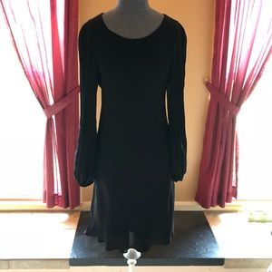 Alice and Olivia Black Long Sleeve Dress